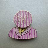 Professor in armchair - magnet pin