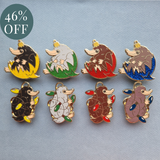 46% off Christmas - pin/ornament full set of 8