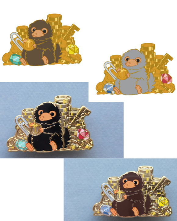 Presale set 4 pins 1.3 ×1.9 inch (with free Niff magnet! for 5 first orders)