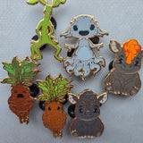 Set of 6 pins