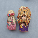 Luna set of 2 pins and 2 magnets 5cm