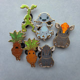 Set of 6 pins