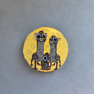 Moon family glow in the dark 🌛🌟 (5cm)