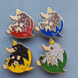 Christmas - pin/ornament full set of 4 (broken bauble)