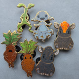 Set of 6 pins