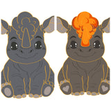 Set 1 with glow in the dark