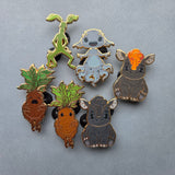 Set of 6 pins