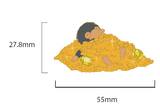 Yellow house set (Size between 1 and 2.55 inch)