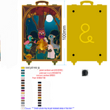 14 verkocht Suitcase set of 6 (incl freebie pin)