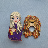 Luna set of 2 pins and 2 magnets 5cm