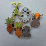 Set of 6 pins