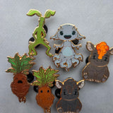 Set of 6 pins