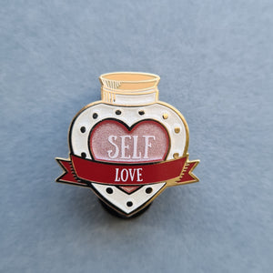LAST 10: Self love pin 25X25mm