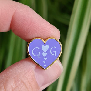 LAST 8: Gilderoy heart pin