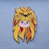 PATCH: Lion iron on patch 10 x 6.5cm