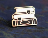 LAST 1: Black & White book pin | 20-15mm